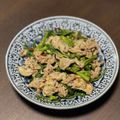 Nilmini's cooksnap of when they made 空芯菜と豚バラのオイスターソース炒め.