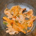 かなかなみん。's cooksnap of when they made 豚肉の凄旨キムチ炒め.