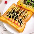柚子♡⸝⸝⸝'s cooksnap of when they made 簡単☆ベーコン高菜マヨトースト.