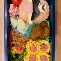 おくらとゆの's cooksnap of when they made キャラ弁 ドンブラザーズ ドンモモタロウ.