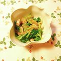 yesmama's cooksnap of when they made あじの開きと三つ葉の酢あえ.