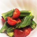 sweetちゃほ's cooksnap of when they made オクラのサラダ.