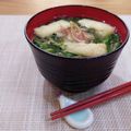 Yukiまむ's cooksnap of when they made モロヘイヤと油揚げの味噌汁.