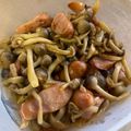 ひょんの's cooksnap of when they made 三種のきのことソーセージのさっぱり炒め.