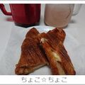 ちょこ☆ちょこ's cooksnap of when they made 簡単サクサク★クロワッサンでホットサンド.