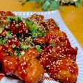 ルパンのかあさん☆彡's cooksnap of when they made 鶏もも肉deヤンニョムチキン.