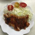 ハングル's cooksnap of when they made 絶品ソース♪我が家のトンテキ★.