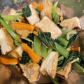 クック0QB6C7☆'s cooksnap of when they made 【低糖質】小松菜と厚揚げのサラダ.