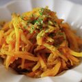 なまけもの's cooksnap of when they made 人参とツナのカレーきんぴら.
