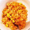 ミッキーこむぎ's cooksnap of when they made 炒めてから炊飯器でケチャップライス.