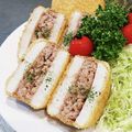 クックUR9L2V☆'s cooksnap of when they made サックリ食感！長芋のはさみ揚げ.