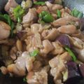 Citycycles's cooksnap of when they made 鶏肉とナスとキャベツのオイスター炒め.