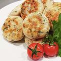 クックUR9L2V☆'s cooksnap of when they made 鶏むね肉で大葉明太つくね.