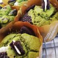 クックYMPZDQ☆'s cooksnap of when they made 我が家の抹茶・オレオマフィン.