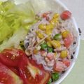 nyangomama's cooksnap of when they made ミックスベジタブルとシーチキン春雨サラダ.