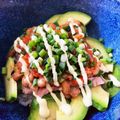 yuioz's cooksnap of when they made 無敵丼(キムチ納豆ツナアボカド丼).