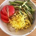 ほもい's cooksnap of when they made ◆お手軽おいしい♥ごまだれ冷やし中華♪◆.