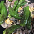 葉月優希's cooksnap of when they made 砂肝とししとうの塩ガーリック炒め.