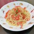☆環音☆'s cooksnap of when they made 簡単☆トマトの冷製パスタ.