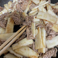 りなゆうと's cooksnap of when they made 材料４つ長芋と豚肉のウスターソース炒め.