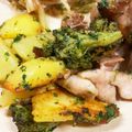 ウニヨラ's cooksnap of when they made こんがりポテトと鶏もも肉のにんにく炒め★.