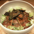 マトリョーシカさん。's cooksnap of when they made 土用の丑の日に☆うなぎと茄子の簡単丼.