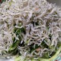 ５頭身's cooksnap of when they made きゅうりの簡単おつまみ＊しらすポン酢.