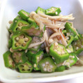 クックM860DG☆'s cooksnap of when they made レンジで簡単！オクラとえのきの梅あえ♪.