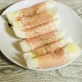 さくらん餅's cooksnap of when they made まくわうりでオードブル.