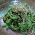 亀と空's cooksnap of when they made ゴーヤーの塩麹マスタード炒め.