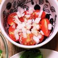 もにゃっこ's cooksnap of when they made 新玉ねぎとトマトのサラダ♪旬の味.