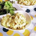 saalalan's cooksnap of when they made ＊キャベツとたまごの　カレーマヨサラダ＊.