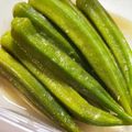 クックmichi☆♪'s cooksnap of when they made おくらのわさび醤油漬け.