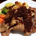 sunujiro's cooksnap of when they made 風月風ソースを使った鉄板ビーフバター焼き.