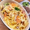 ひびけん's cooksnap of when they made 絶品簡単スモークサーモンのクリームパスタ.