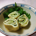 大魔女's cooksnap of when they made 油揚げと茄子の巻き煮.