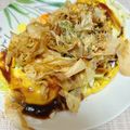ishiichan's cooksnap of when they made 卵１つでキャベツたっぷりとんぺい焼き☆.