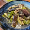 スージー＆ジル's cooksnap of when they made 簡単！時短！茄子とピーマンと豚肉の煮浸し.