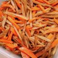 こずっぺ's cooksnap of when they made 胡麻たっぷり、きんぴらごぼう♪.