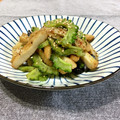 きっかママ's cooksnap of when they made ※さつまとゴーヤのシンプル炒め※.
