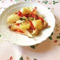 yesmama's cooksnap of when they made 新じゃがと新玉ねぎのバター醤油炒め.