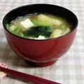 umemodoki's cooksnap of when they made なめこ 豆腐 ワカメ 油揚げのお味噌汁♡.