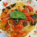 タクミ221's cooksnap of when they made 簡単！プチ贅沢ミニトマトパスタ.