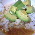 aloha:'s cooksnap of when they made アボガドと卵の丼.