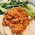 クックにくにく's cooksnap of when they made レンジで簡単！冷製豆乳坦々うどん.