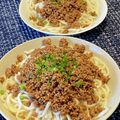 Ｒ３２ＧＴＲ's cooksnap of when they made 肉そぼろのあえ麺.