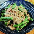 低カロ探検隊's cooksnap of when they made 簡単♪ねかせて美味！ささげ豆のポン酢あえ.