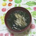 おはなすき's cooksnap of when they made 簡単#茗荷たけのお味噌汁.