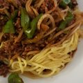 sayacook38's cooksnap of when they made がっつり満腹！坦々焼きそば！.