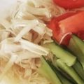 ユッキー1119's cooksnap of when they made 野菜たっぷり糀甘酒の冷やし白湯風そうめん.